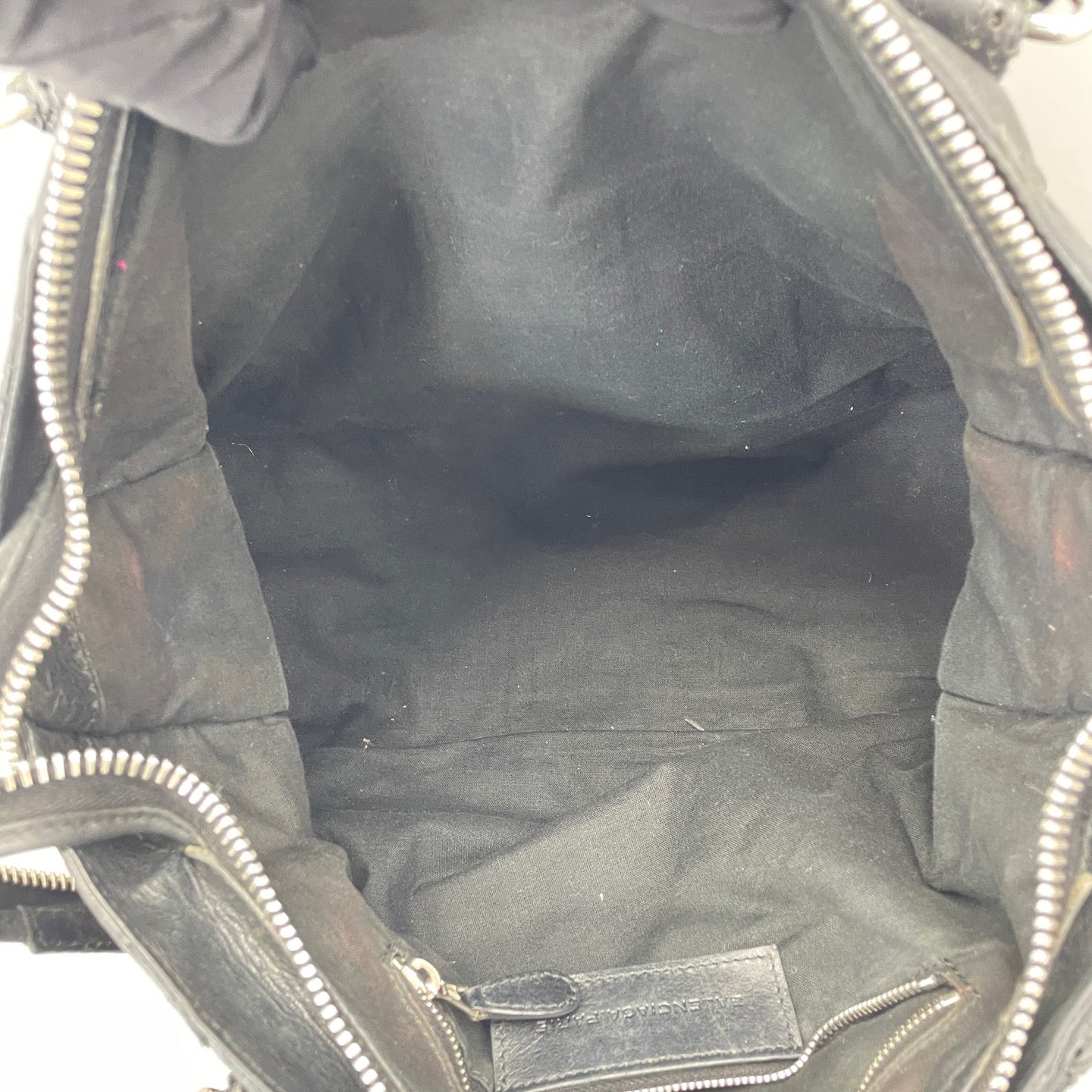 Balenciaga - City - Distressed lambskin leather - Black - (Medium)