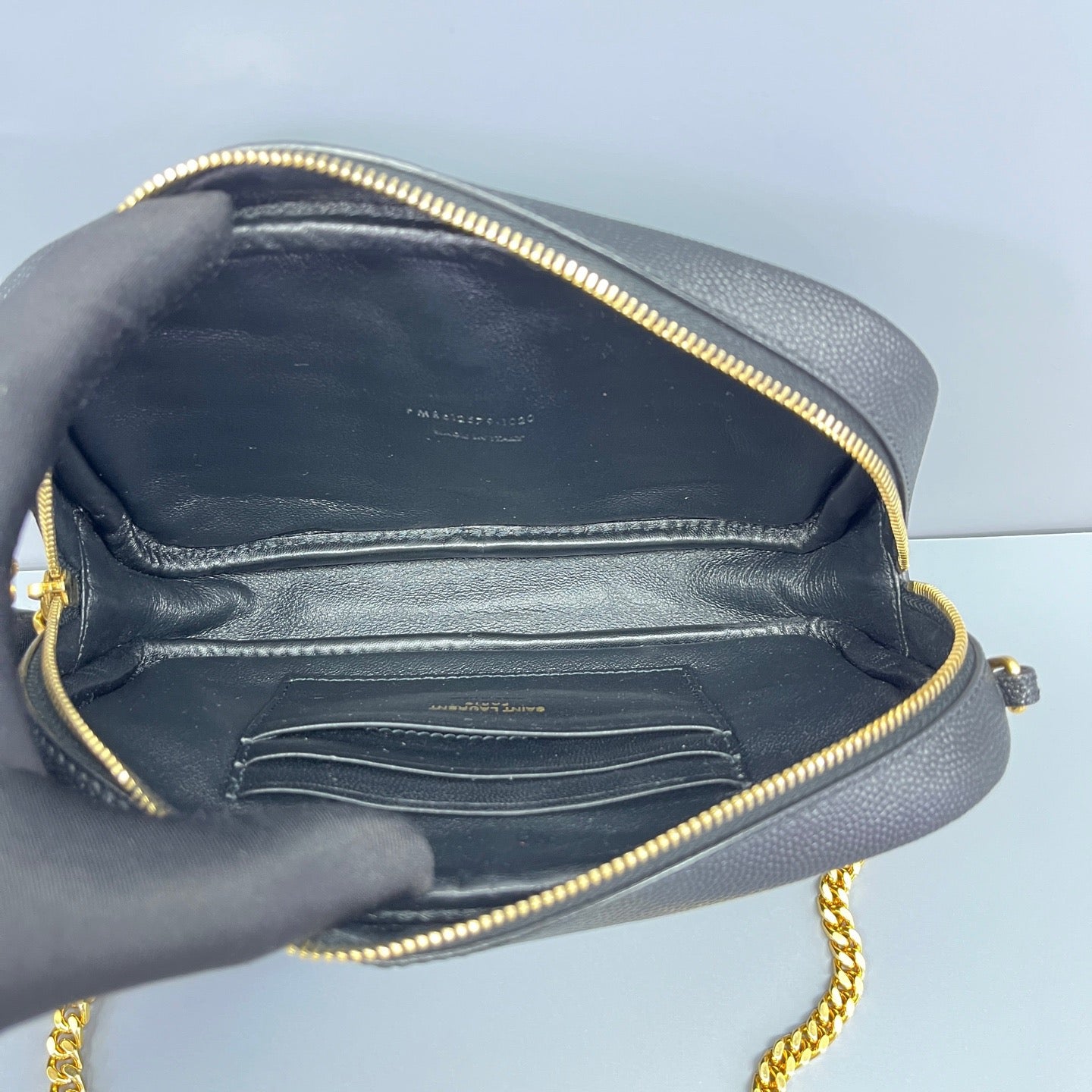Saint Laurent - Lou Camera Bag - Leather - Black - (mini)