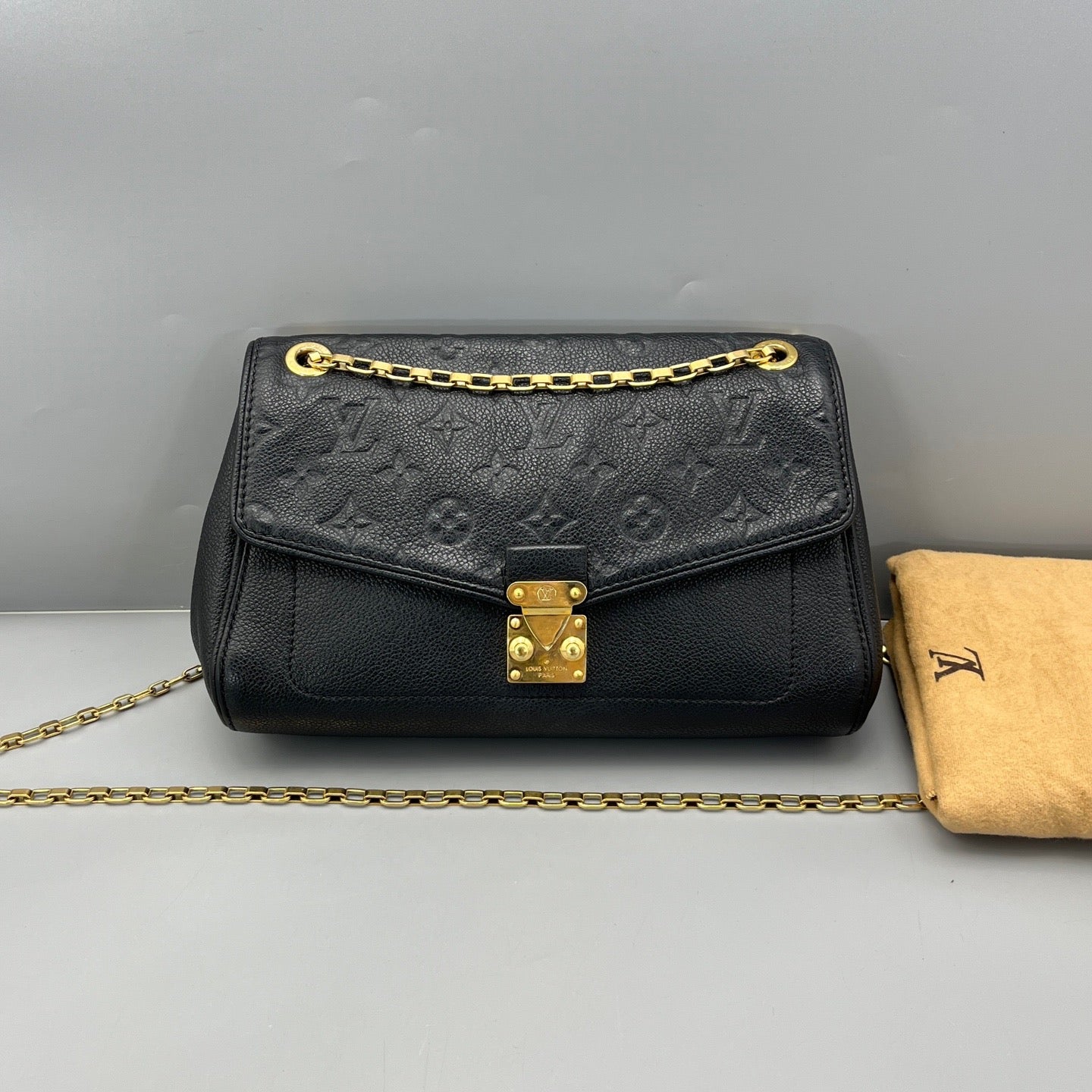 Louis Vuitton - Saint Sulpice PM - Monogram Empreinte leather - Black - (Small)