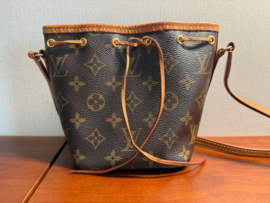 Louis Vuitton - Nano Noe - Monogram coated canvas with natural cowhide leather trim - Brown - (mini)