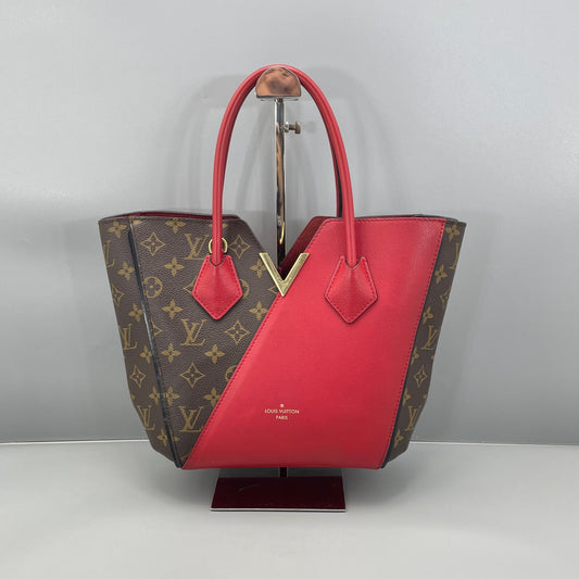 Louis Vuitton - Kimono - Monogram canvas and grained leather - Brown and Red - (Small)