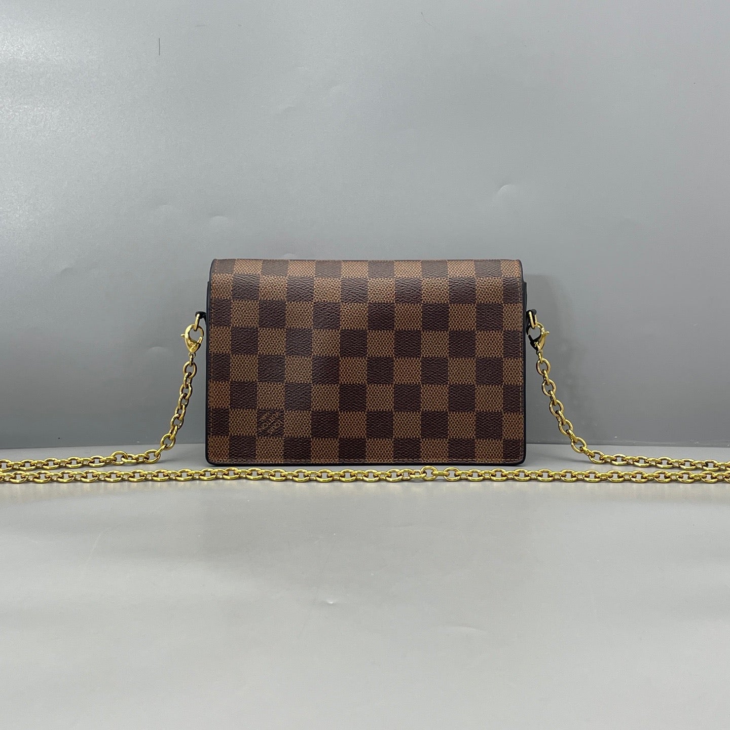 Louis Vuitton - Vavin WOC - Damier Ebene canvas and grained leather - Brown and Black - (mini)