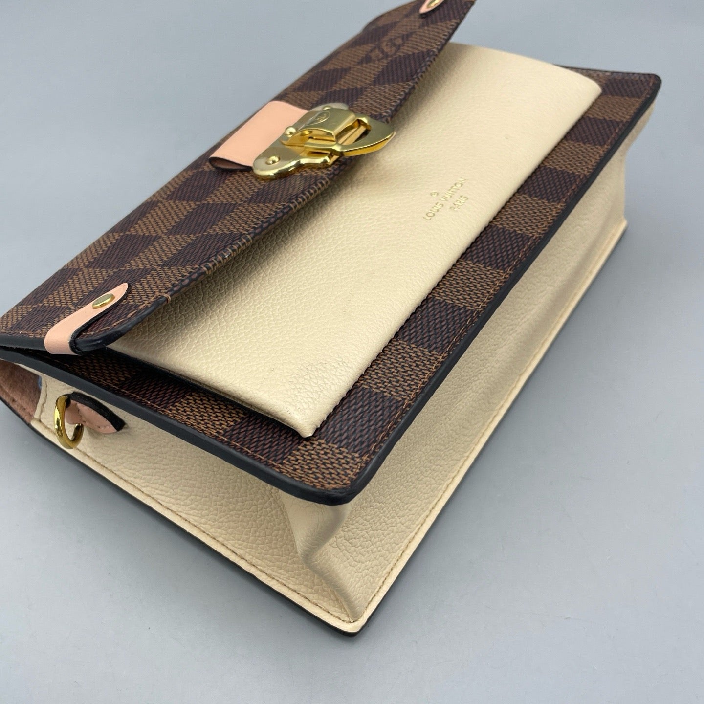 Louis Vuitton - Vavin WOC - Damier Ebene coated canvas with grained leather and Vachetta leather trim - Brown - (Small)