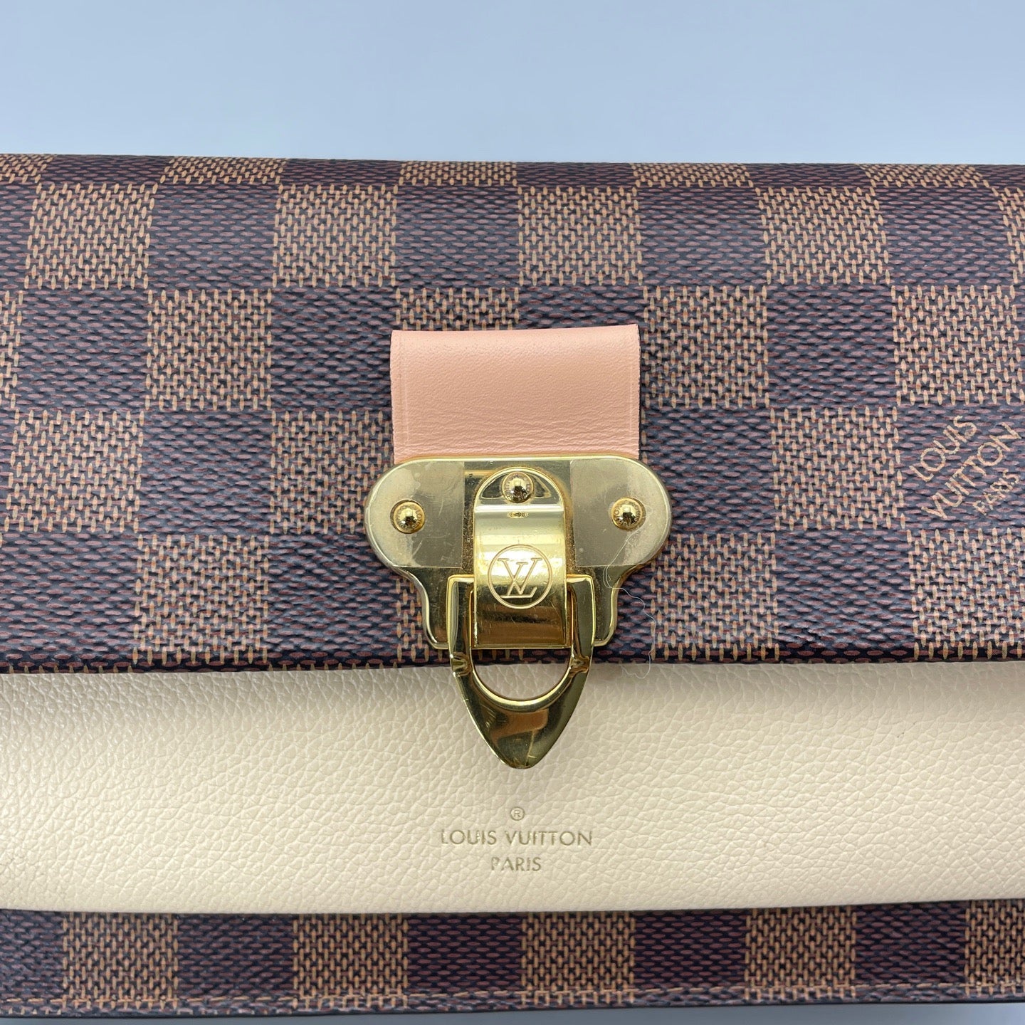Louis Vuitton - Vavin WOC - Damier Ebene coated canvas with grained leather and Vachetta leather trim - Brown - (Small)