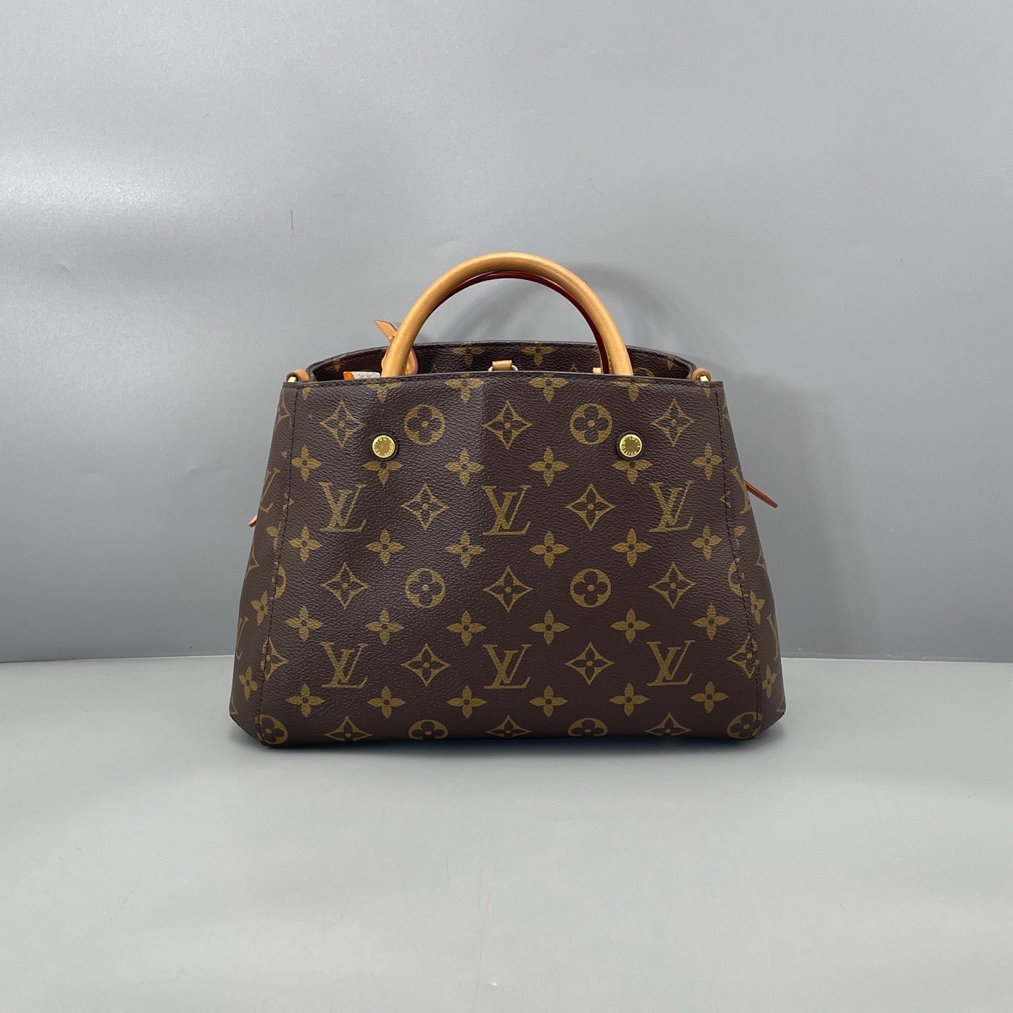 Louis Vuitton - Montaigne BB - Monogram coated canvas with Vachetta leather trim - Brown - (small)