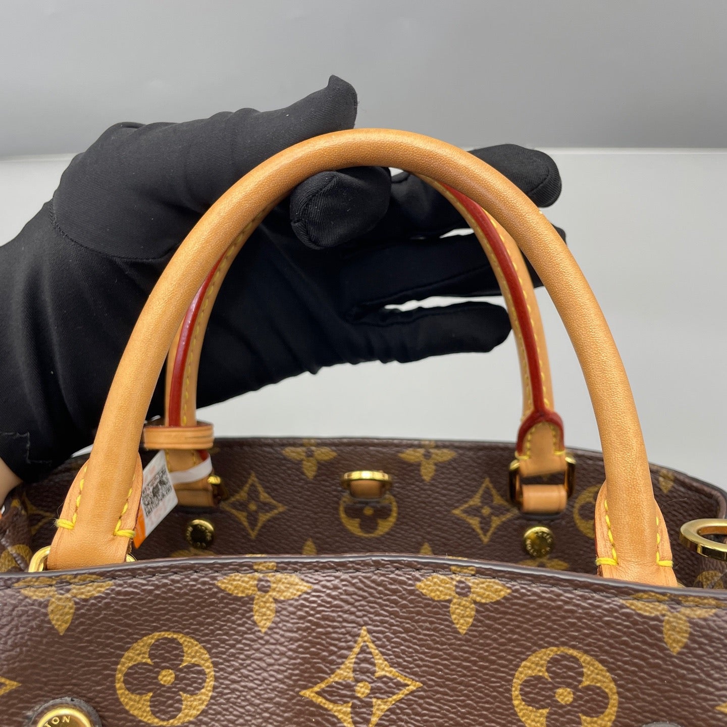 Louis Vuitton - Montaigne BB - Monogram coated canvas with Vachetta leather trim - Brown - (small)
