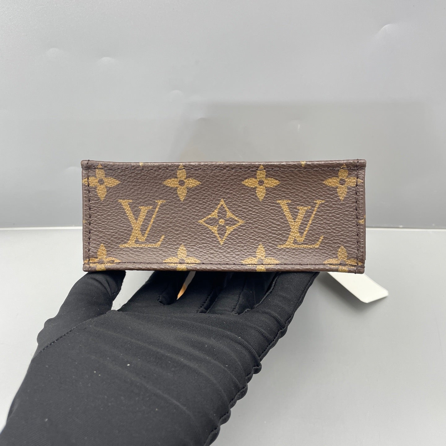 Louis Vuitton - Mini Sac Plat - Monogram coated canvas and Vachetta leather - Brown - (mini)