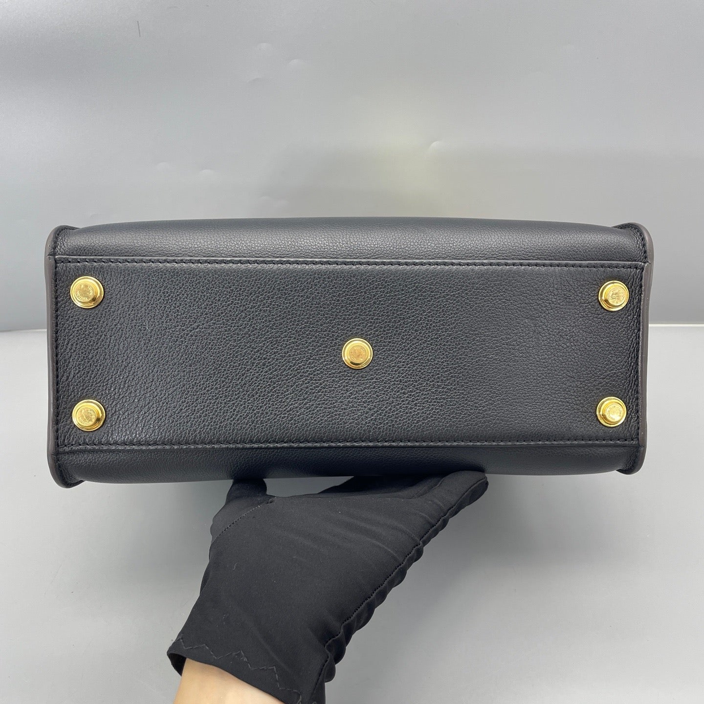 Louis Vuitton - On My Side - Grained Taurillon leather and Monogram coated canvas - Black - (Medium)