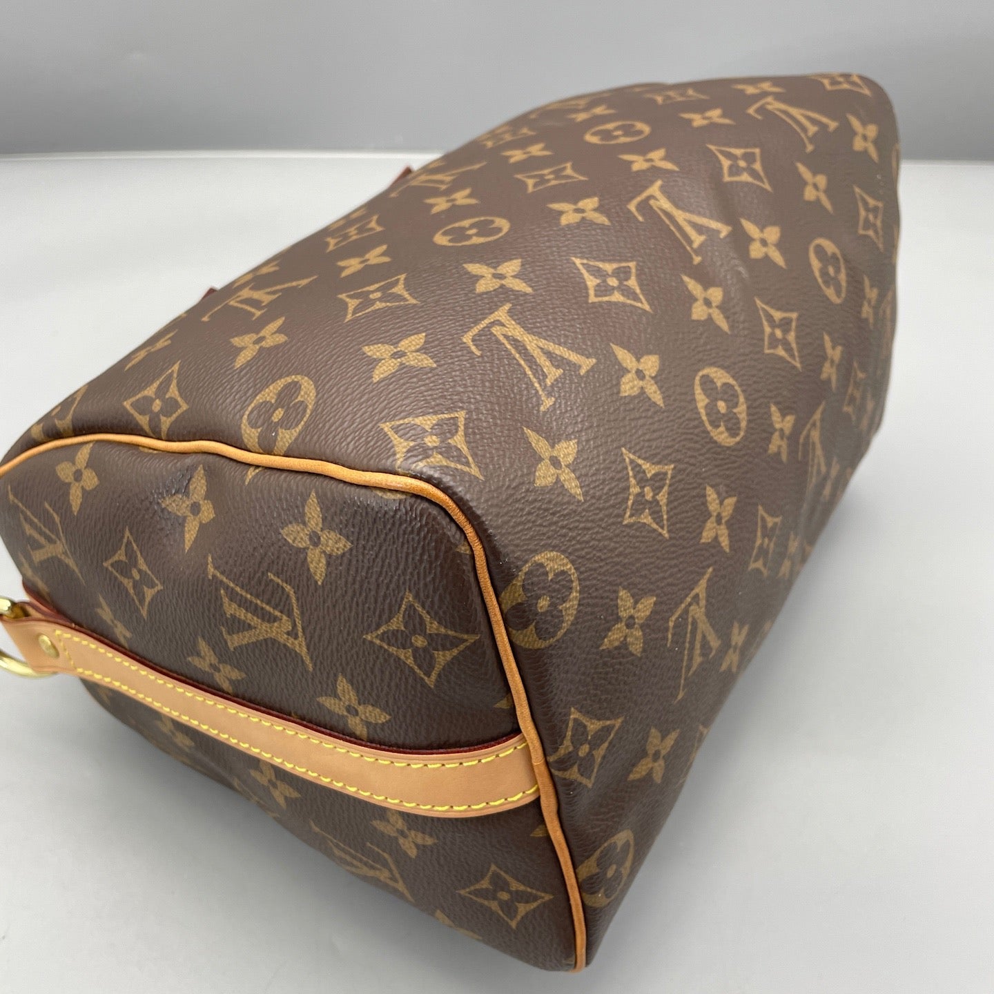 Louis Vuitton - Speedy 25 Bandoulière - Monogram coated canvas with Vachetta leather trim - Brown - (Small)