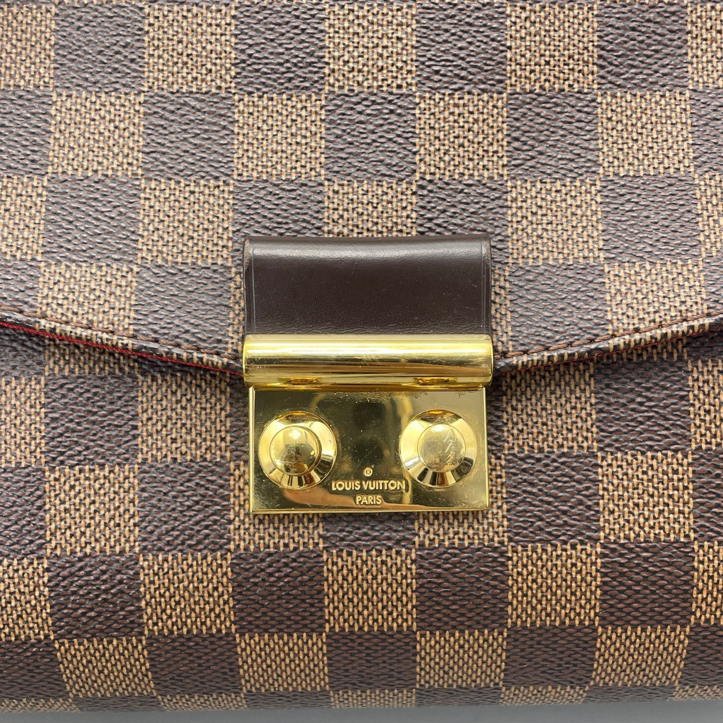 Louis Vuitton - Postman Satchel with Tassel - Damier Ebene coated canvas with leather trim - Brown - (small)