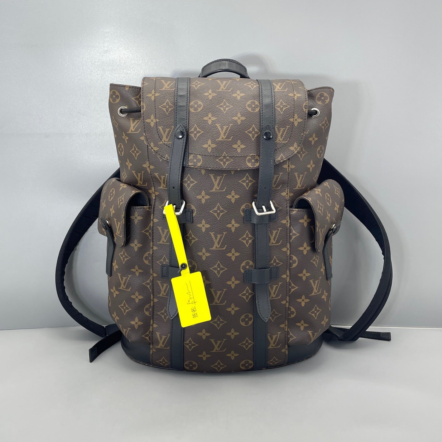 Louis Vuitton - Montsouris Backpack - Monogram coated canvas with leather trim - Brown - (Large)