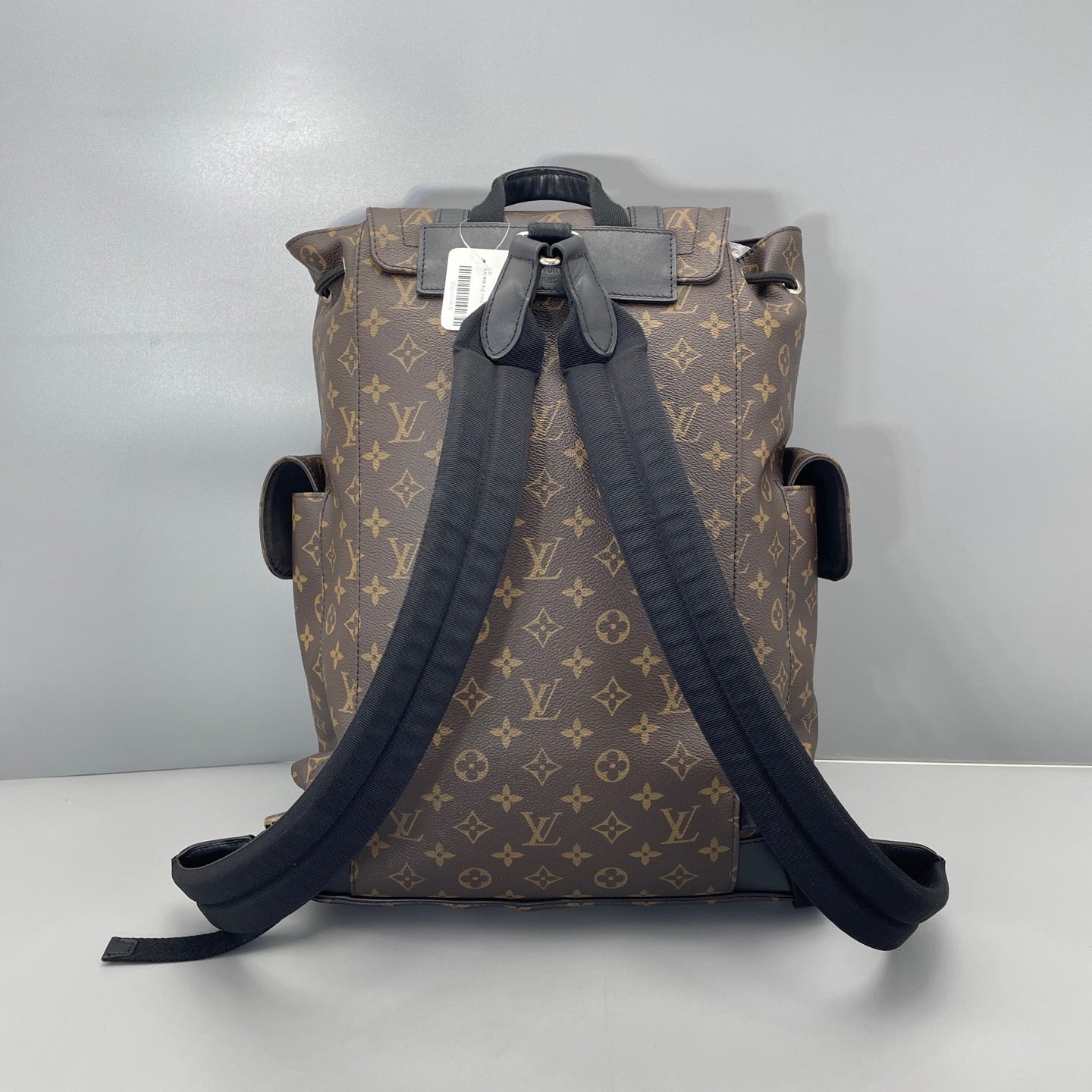 Louis Vuitton - Montsouris Backpack - Monogram coated canvas with leather trim - Brown - (Large)