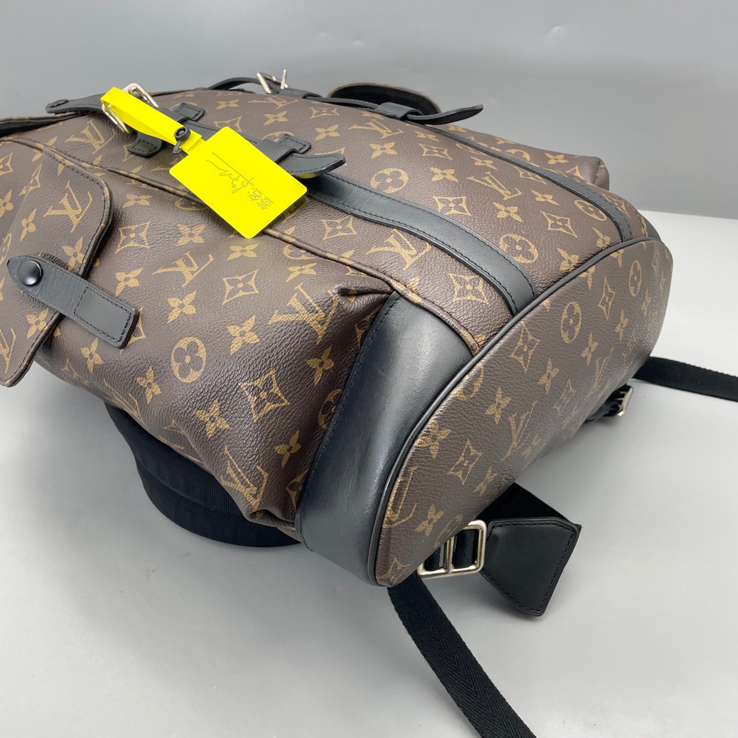 Louis Vuitton - Montsouris Backpack - Monogram coated canvas with leather trim - Brown - (Large)