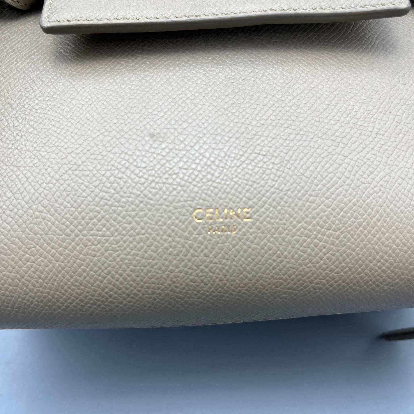 Celine - Belt Bag Nano - Grained leather - Beige - (mini)