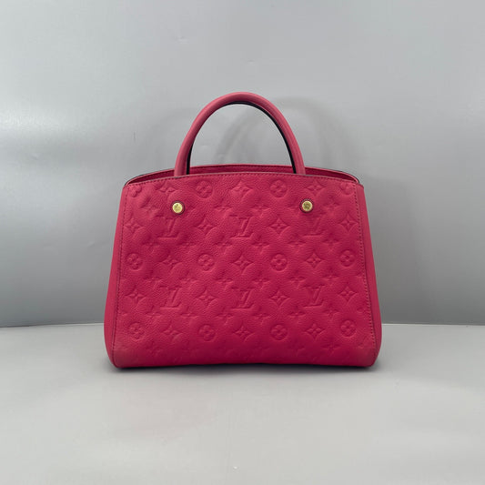 Louis Vuitton - Montaigne MM - Monogram Empreinte leather - Red - (medium)