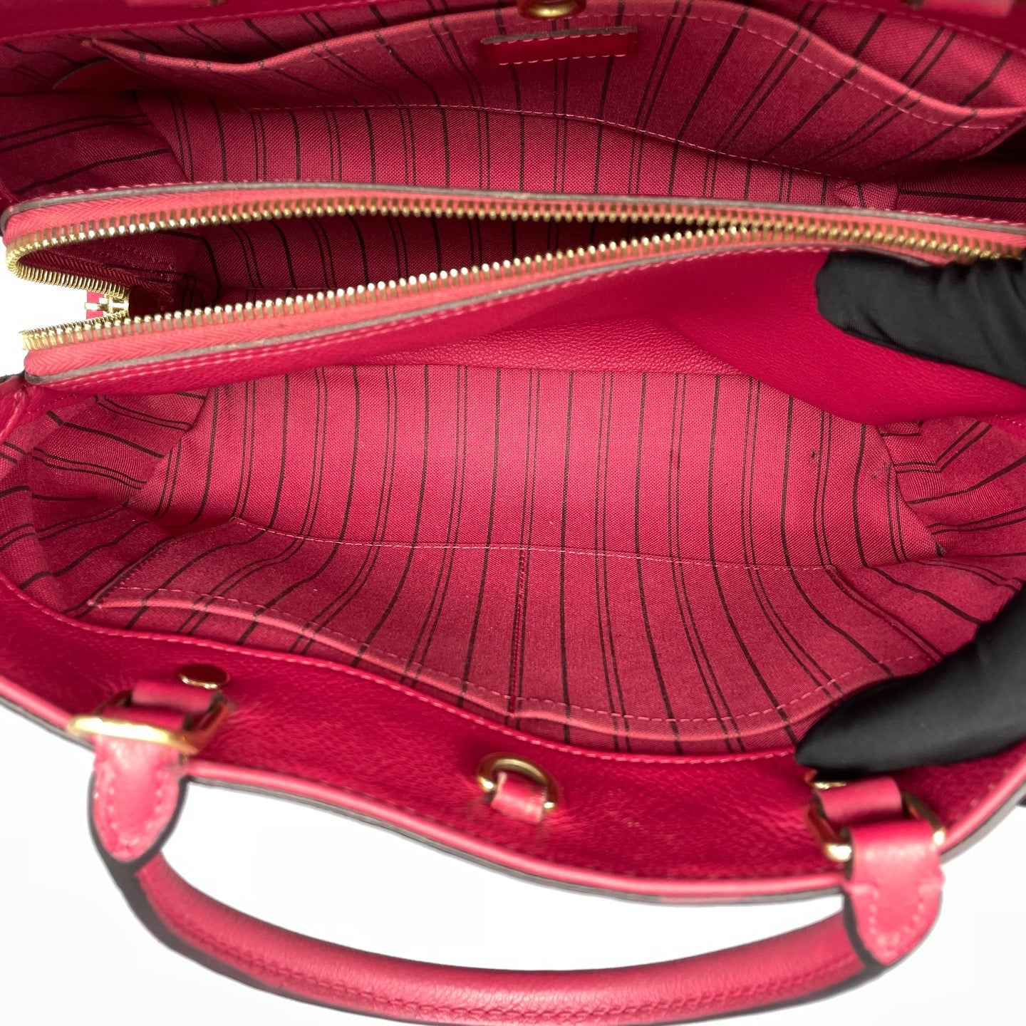 Louis Vuitton - Montaigne MM - Monogram Empreinte leather - Red - (medium)