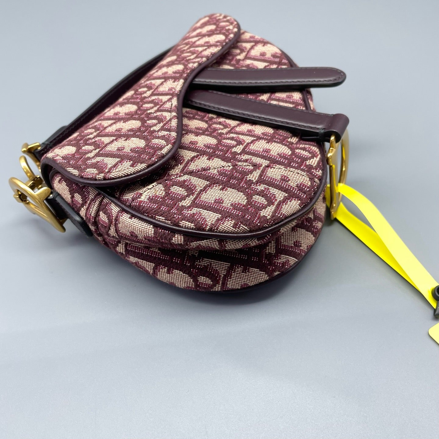 Dior - Saddle bag - Oblique jacquard canvas and Leather - Red - (Small)