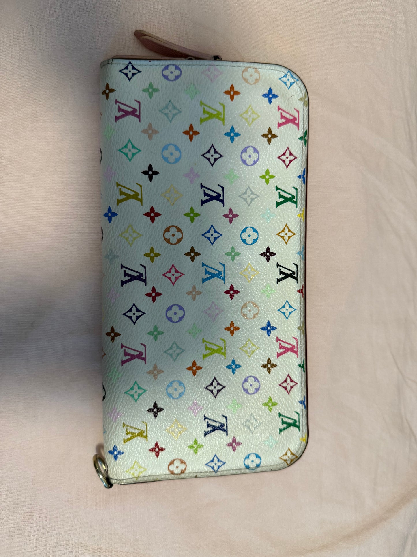 Louis Vuitton - Long Wallet - Monogram Multicolore coated canvas with leather lining - White - (medium)