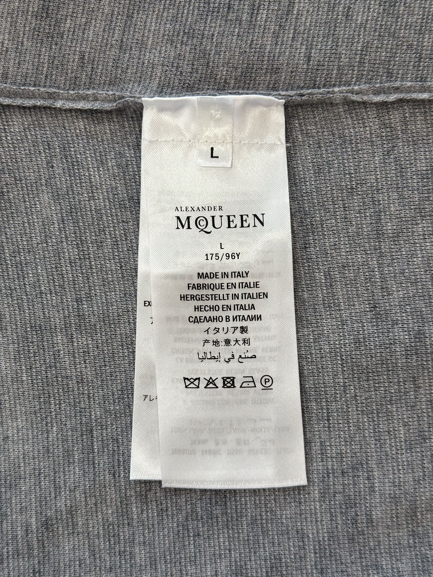 Alexander McQueen - Other - Wool - Grey - (L)