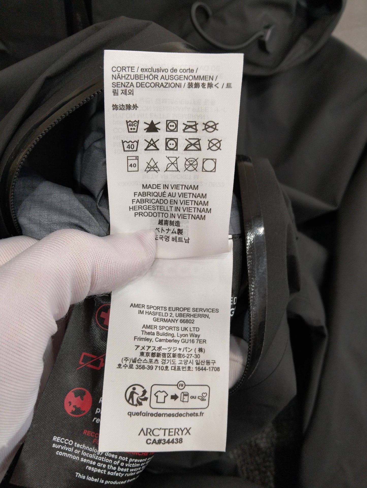 Arc'teryx - Other - Polyamide - Black - (M)