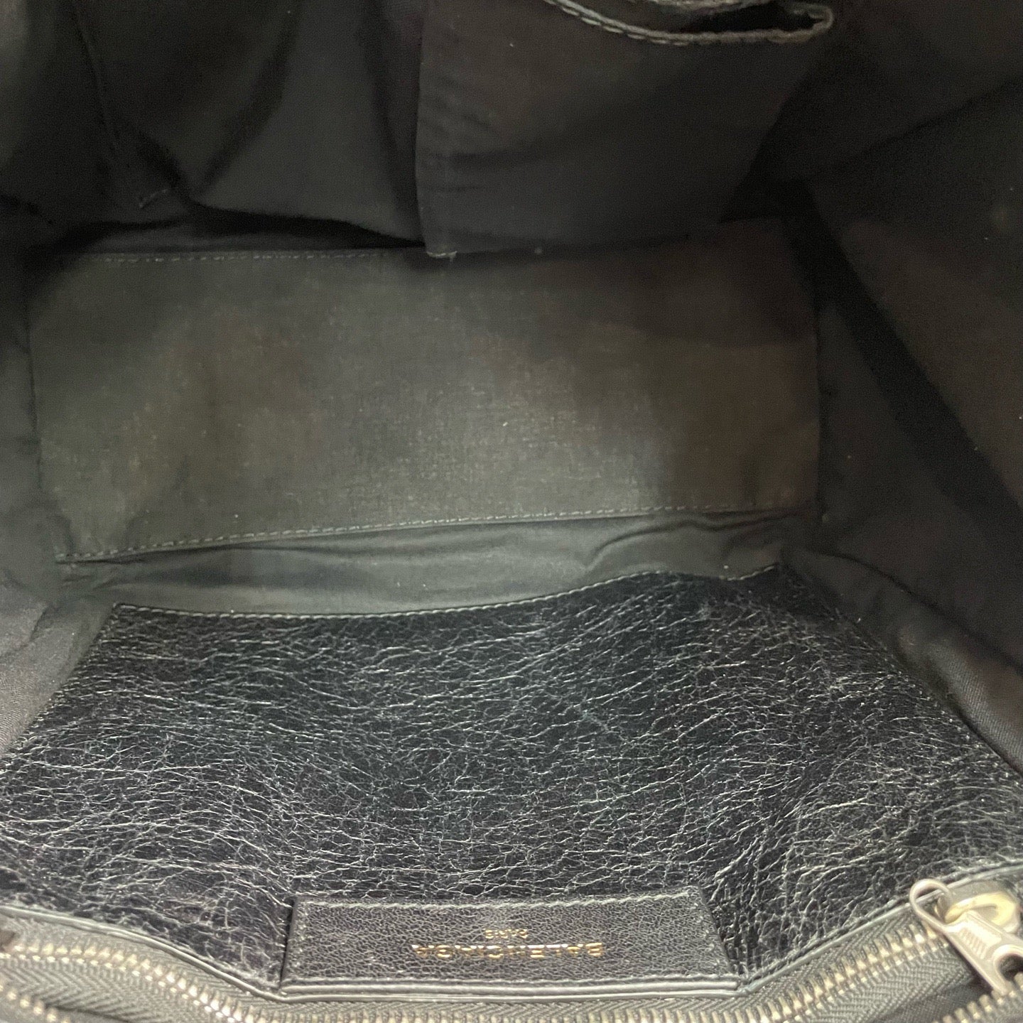 Balenciaga - Bazar - Waxed leather - Black - (medium)