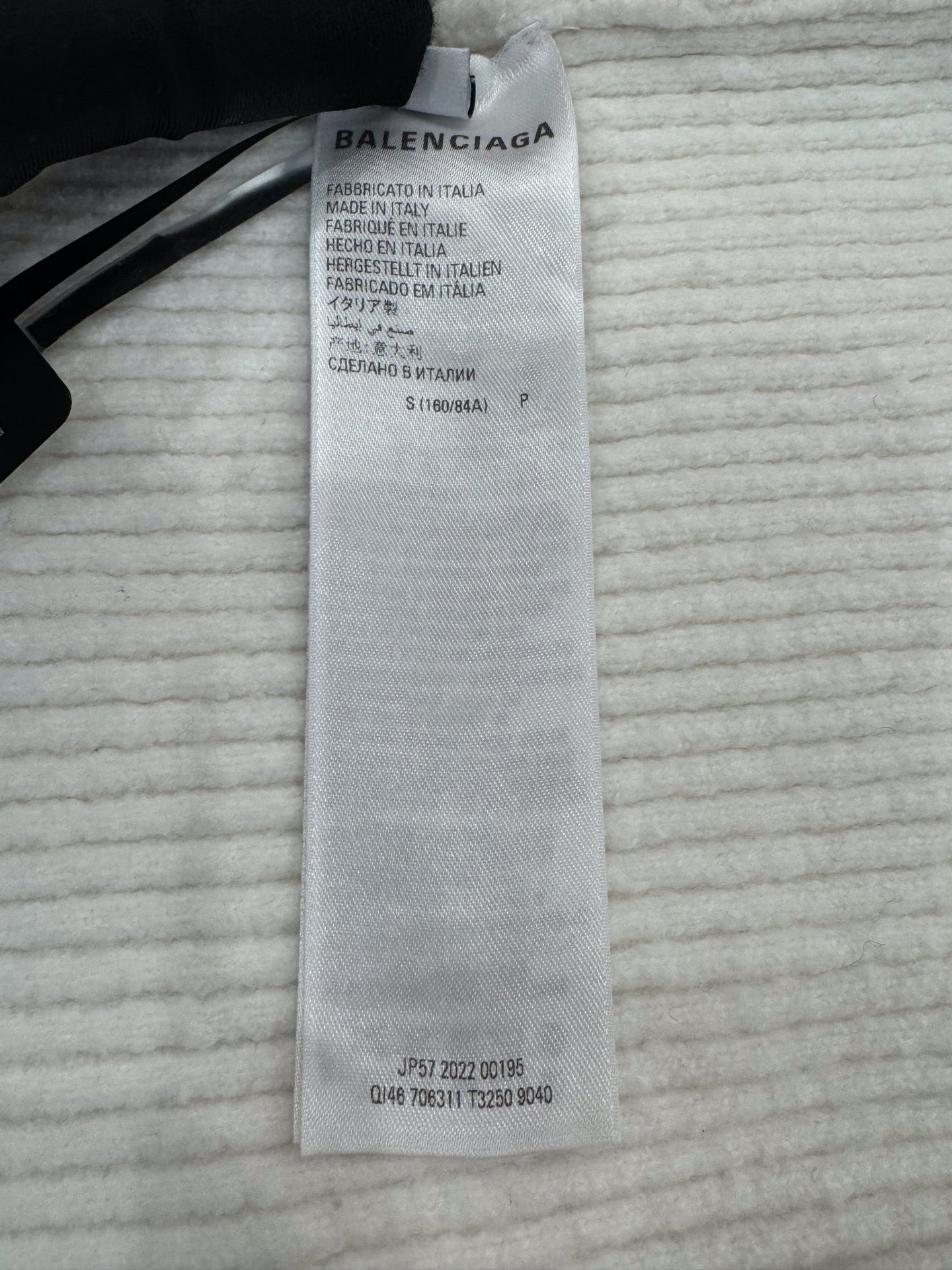 Balenciaga - BB Lock Logo Long Sleeve Knit Sweater - 60% Cotton, 39% Polyamide, 1% Elastane - White - (S)
