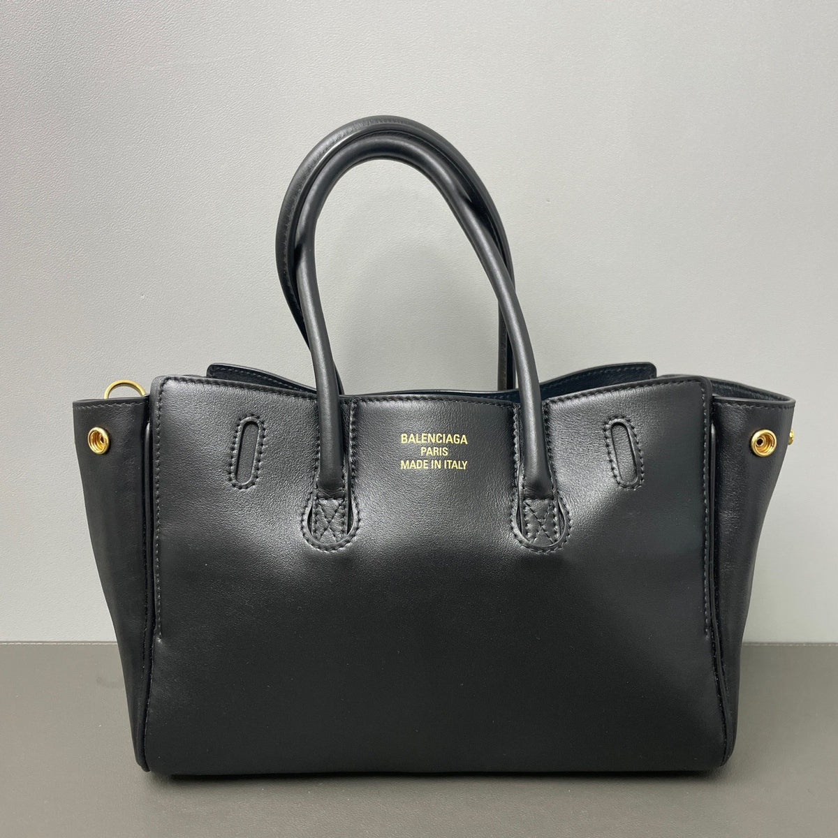 Balenciaga - Bel Air Mini - Leather - Black - (mini)