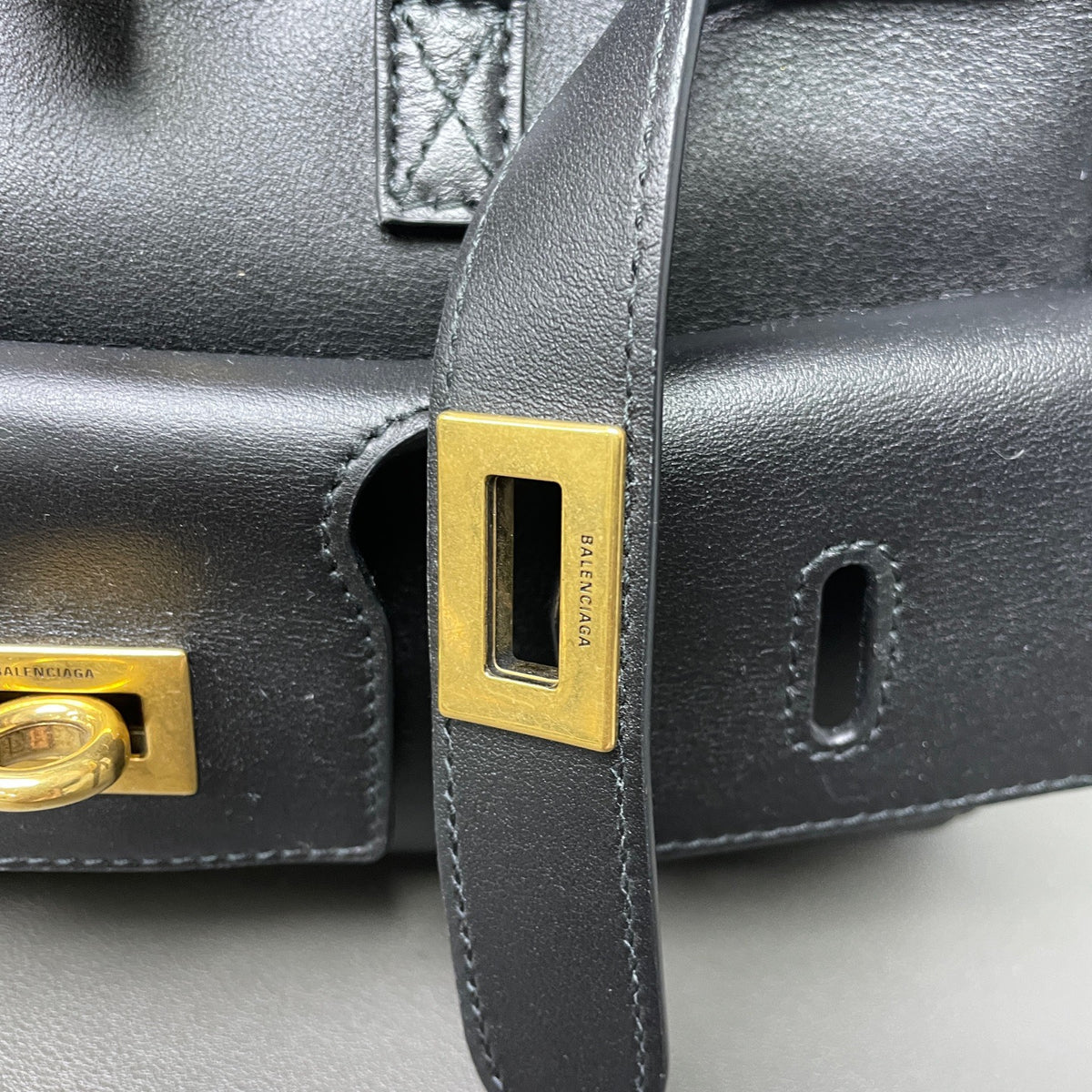 Balenciaga - Bel Air Mini - Leather - Black - (mini)
