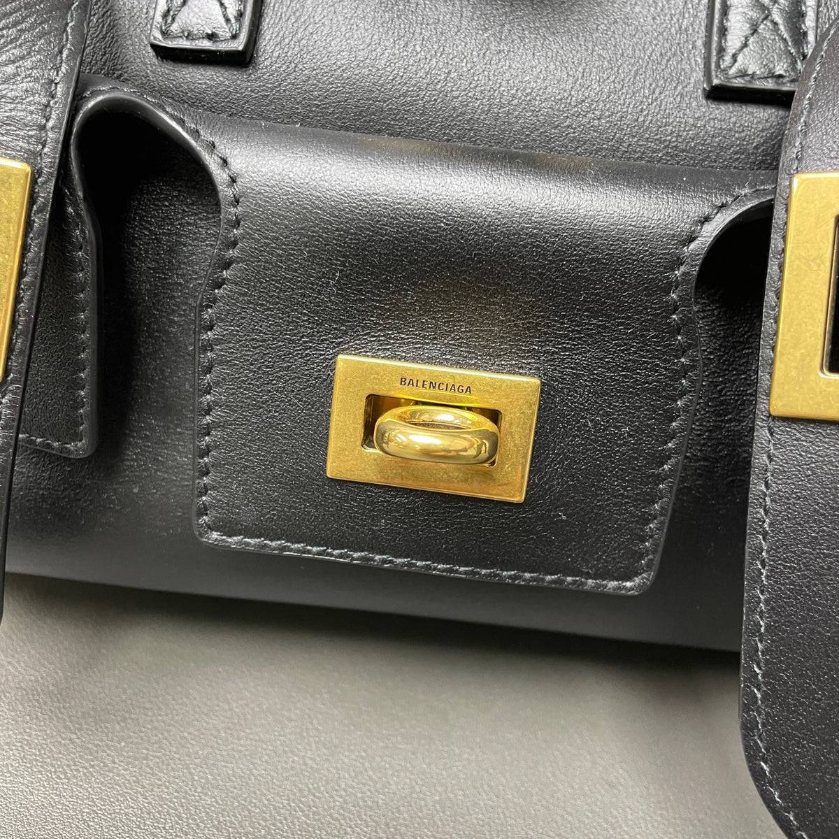 Balenciaga - Bel Air Mini - Leather - Black - (mini)