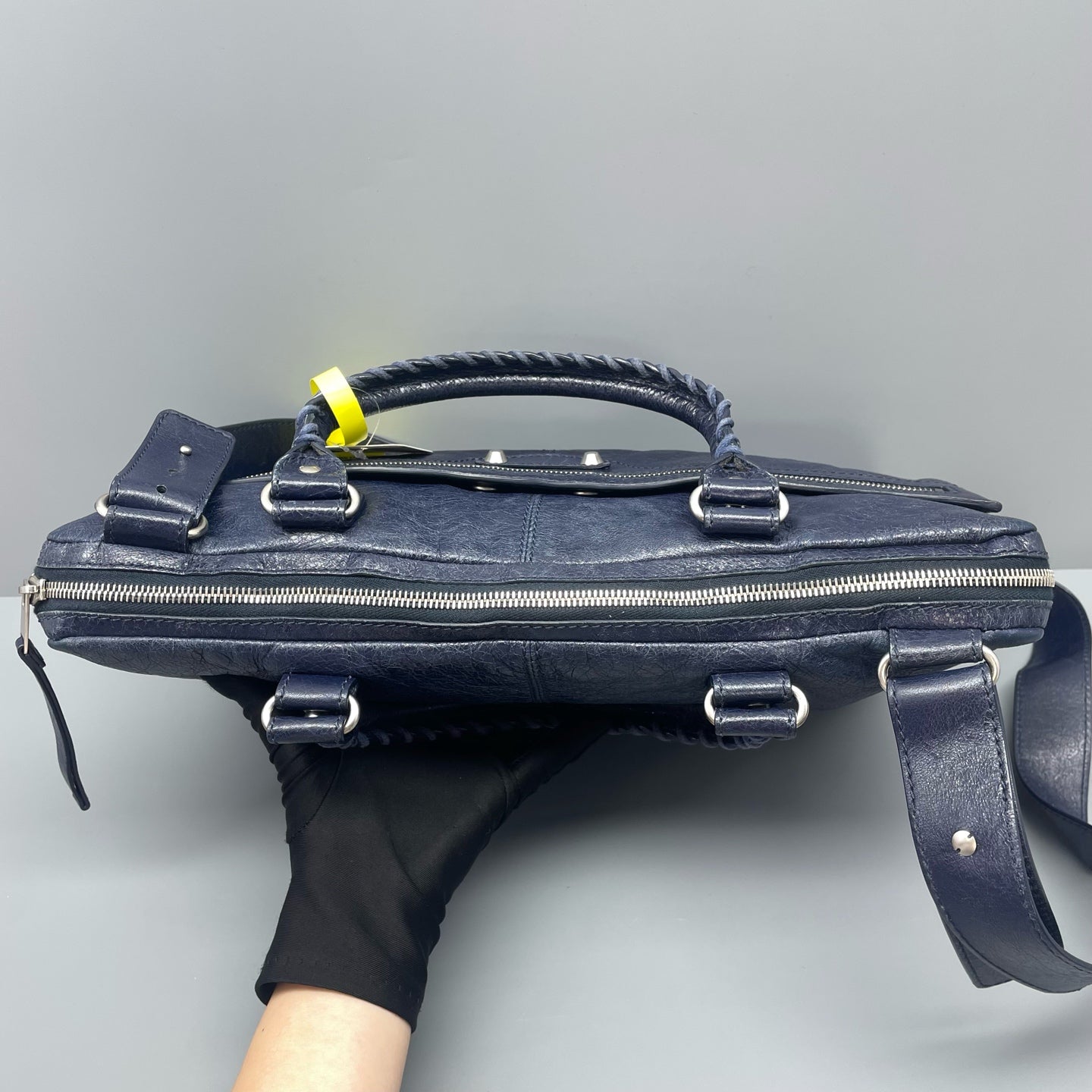 Balenciaga - Briefcase - Leather - Navy - (large)
