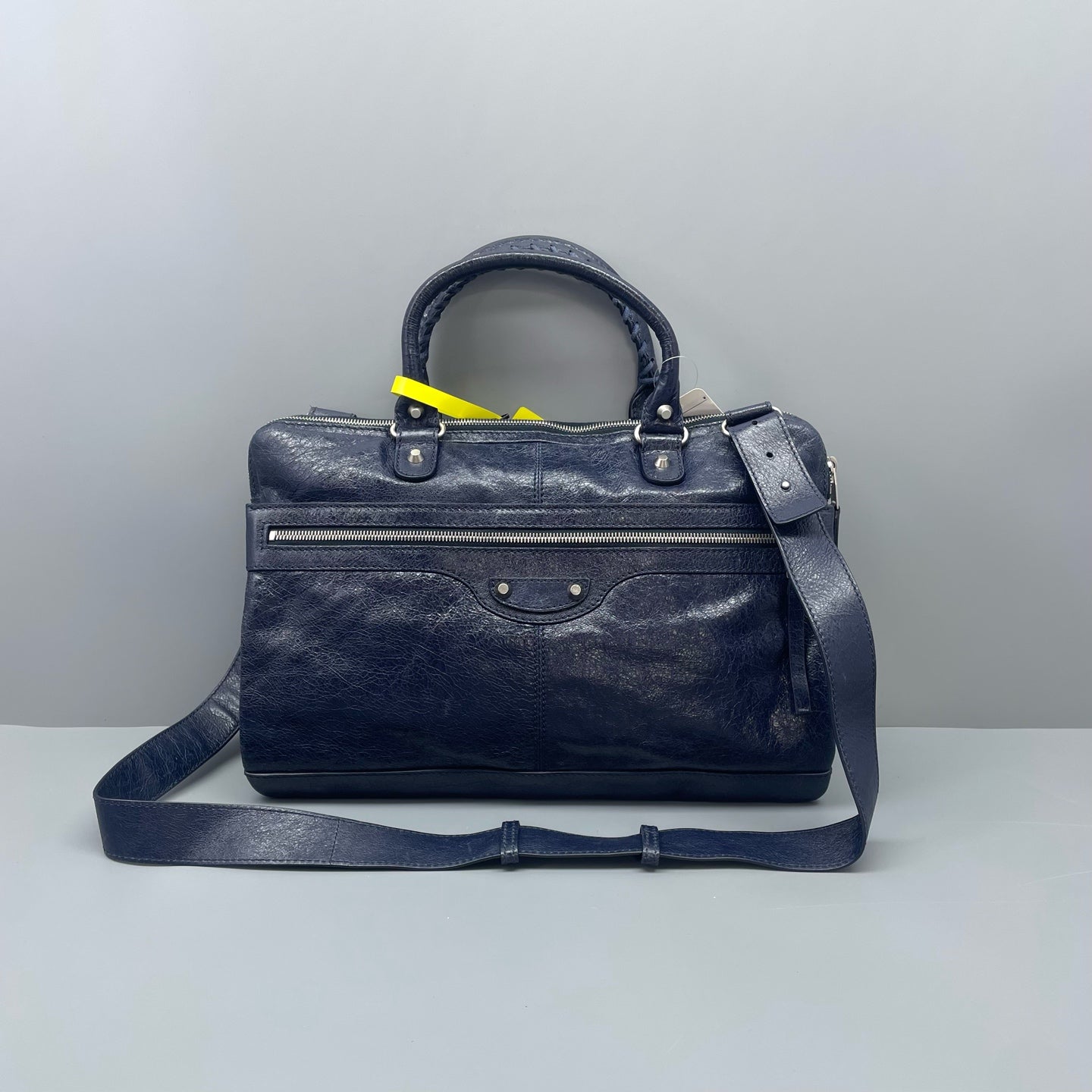 Balenciaga - Briefcase - Leather - Navy - (large)