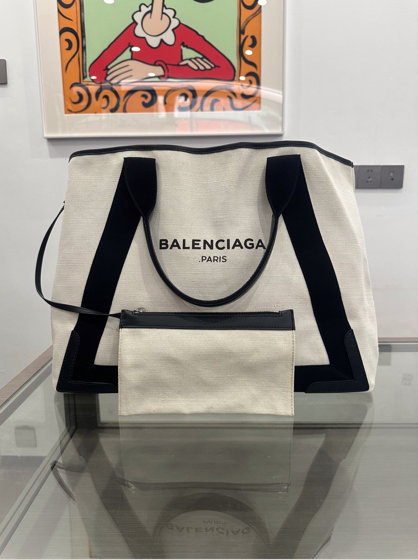 Balenciaga - Cabas - Cloth - Multicolour - (large)