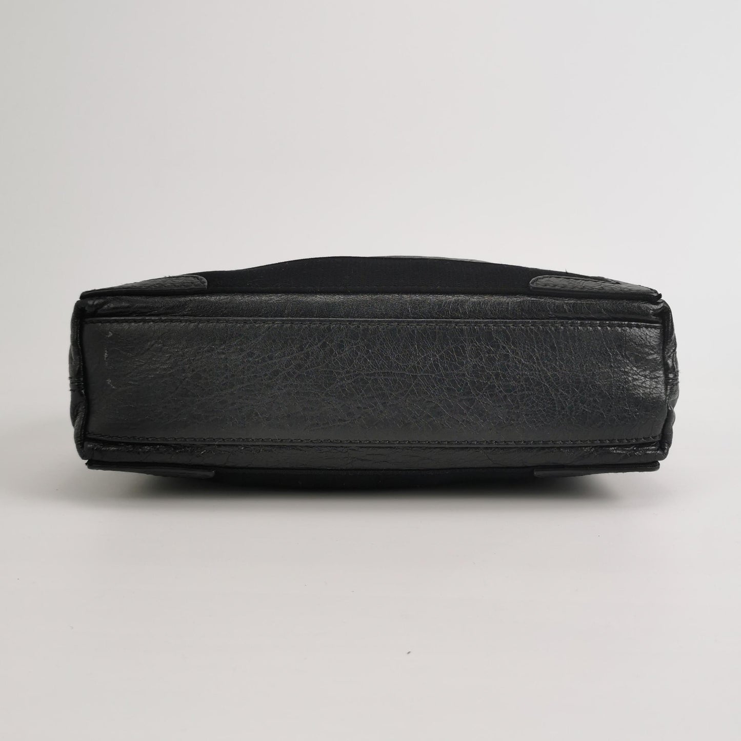 Balenciaga - Cabas - Waxed leather and textile - Black - (Medium)
