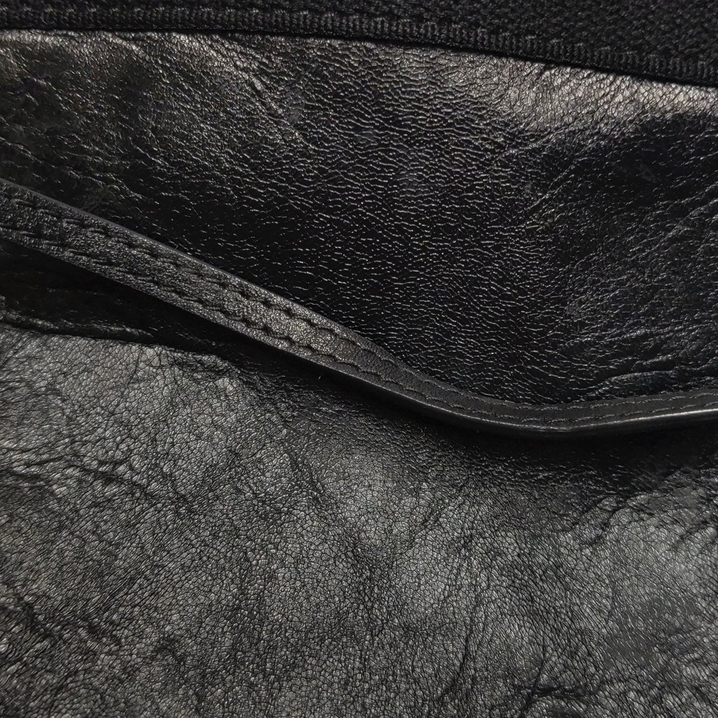 Balenciaga - Cabas - Waxed leather and textile - Black - (Medium)