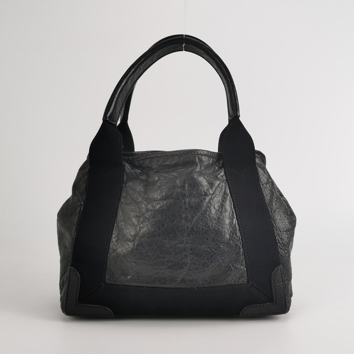 Balenciaga - Cabas - Waxed leather and textile - Black - (Medium)