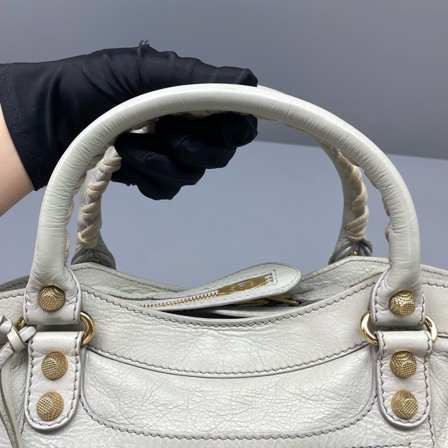Balenciaga - City bag - Leather - Grey - (small)