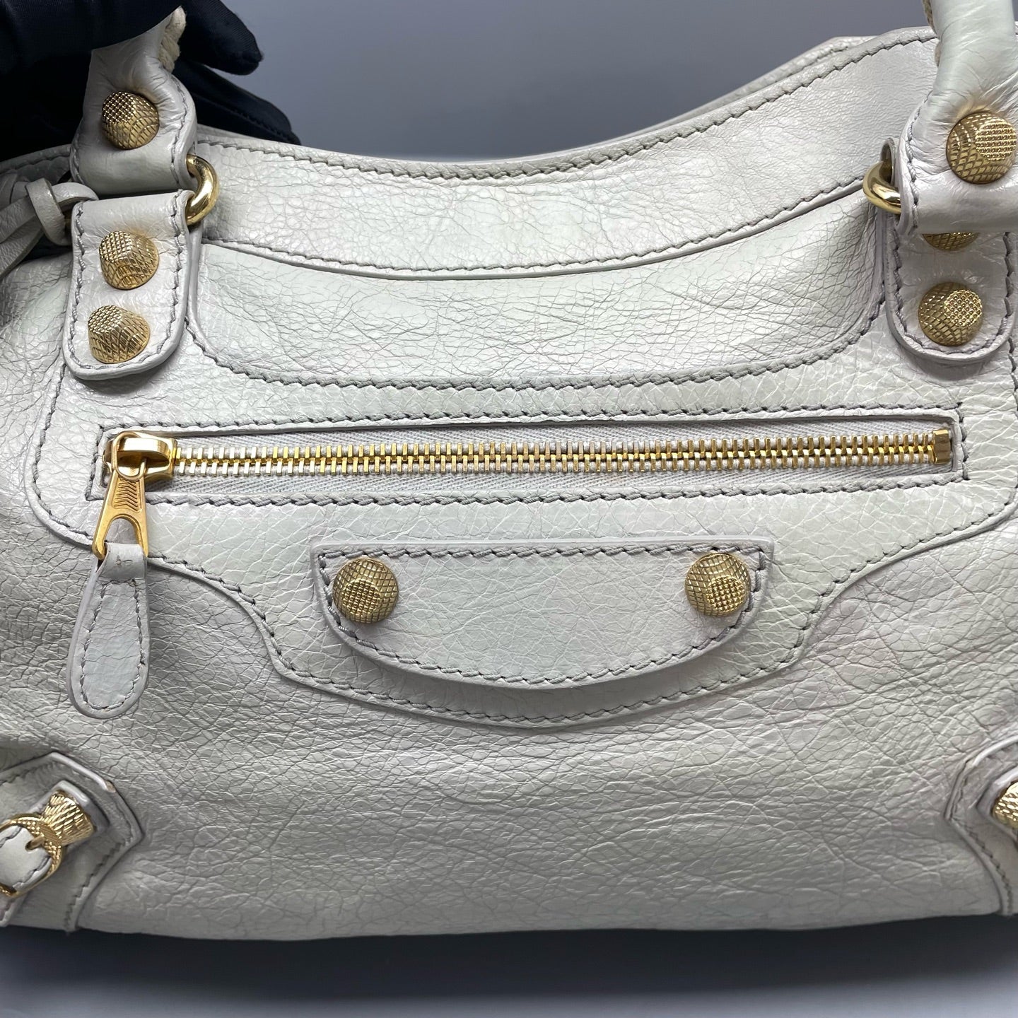 Balenciaga - City bag - Leather - Grey - (small)