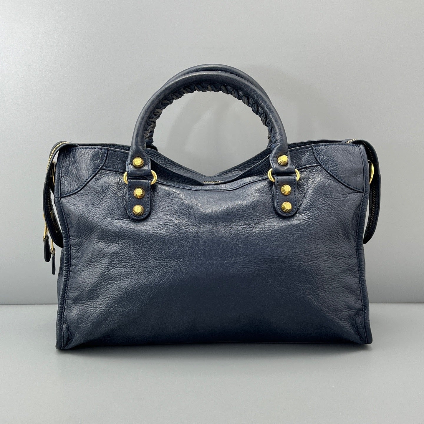 Balenciaga - City bag - Leather - Navy - (large)