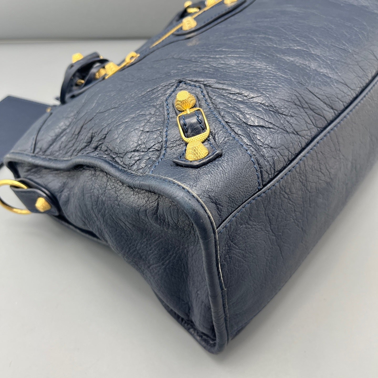 Balenciaga - City bag - Leather - Navy - (large)
