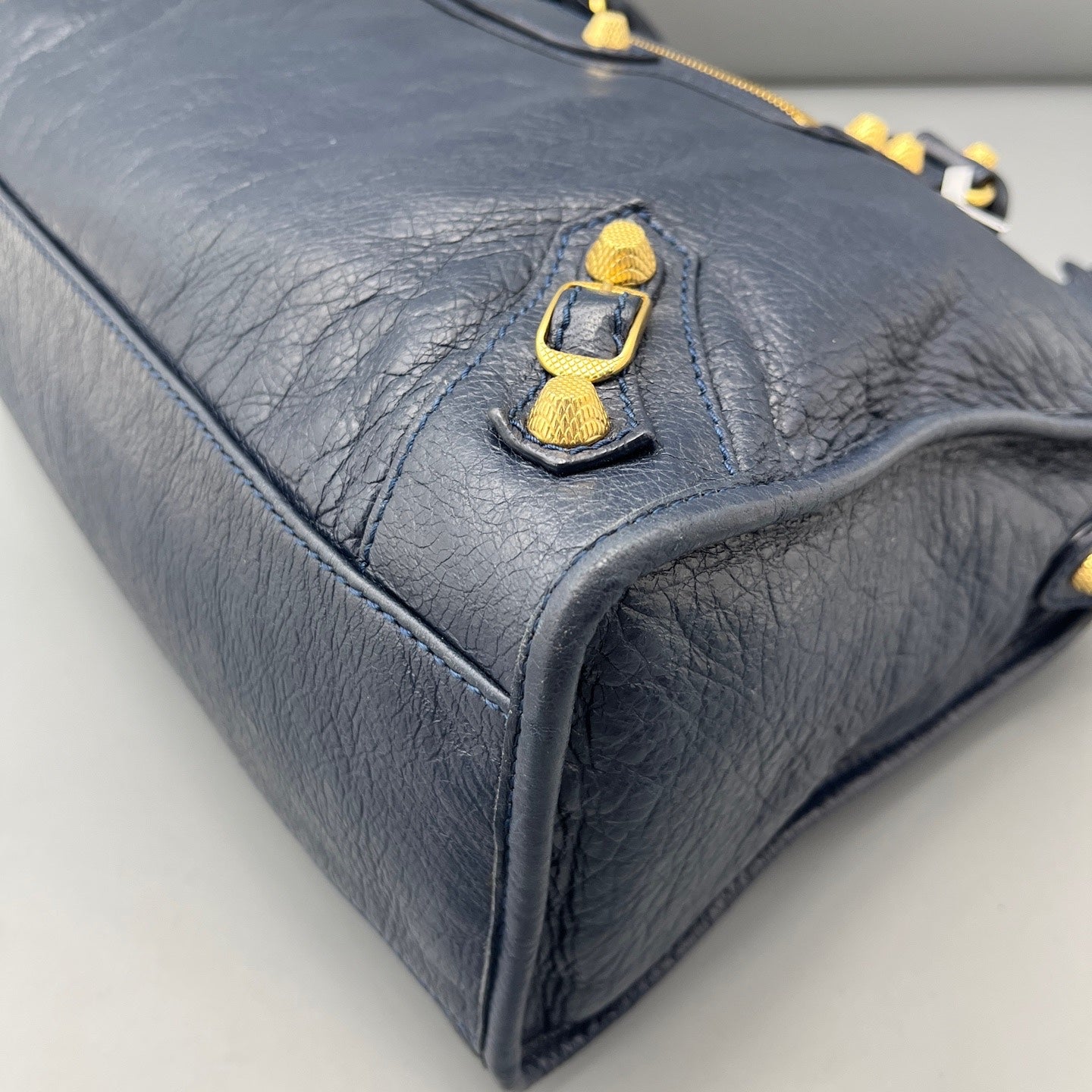 Balenciaga - City bag - Leather - Navy - (large)