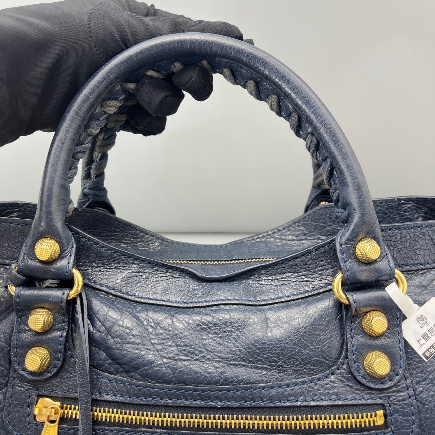 Balenciaga - City bag - Leather - Navy - (large)