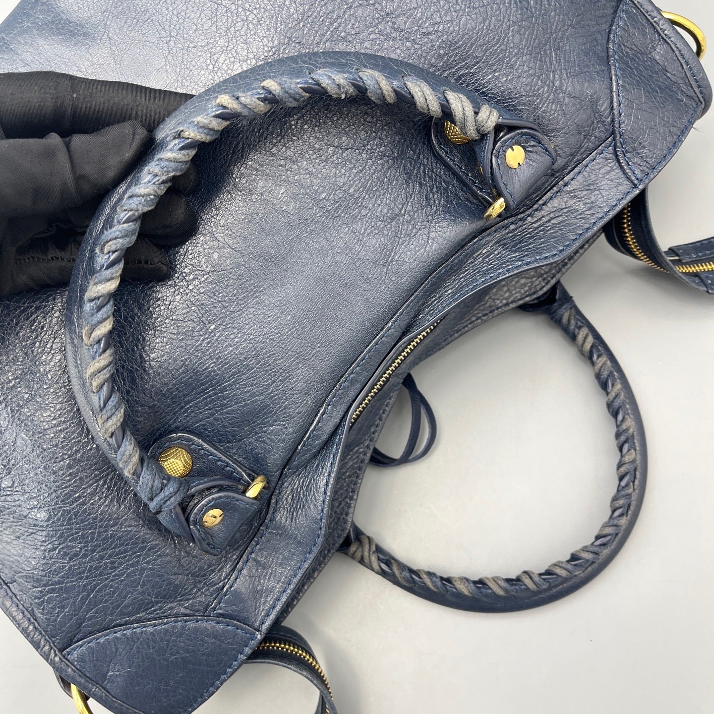 Balenciaga - City bag - Leather - Navy - (large)