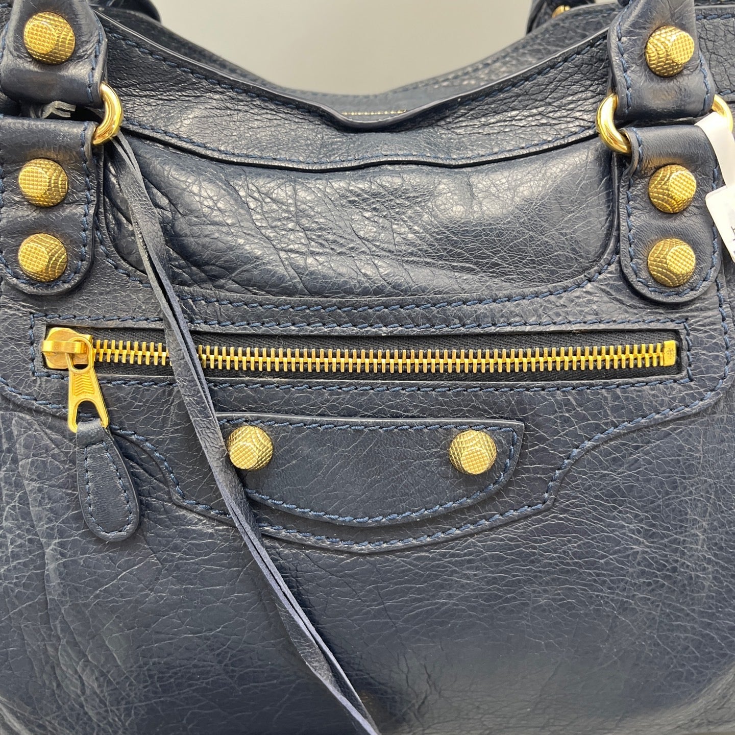 Balenciaga - City bag - Leather - Navy - (large)