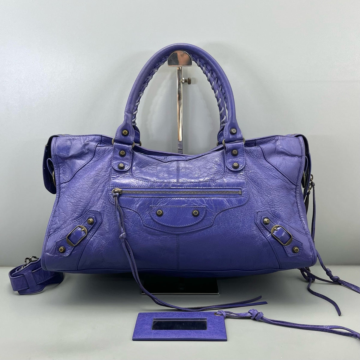 Balenciaga - City Bag - Leather - Purple - (Extra-large)