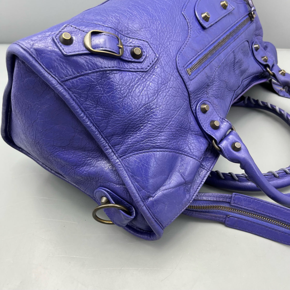 Balenciaga - City Bag - Leather - Purple - (Extra-large)