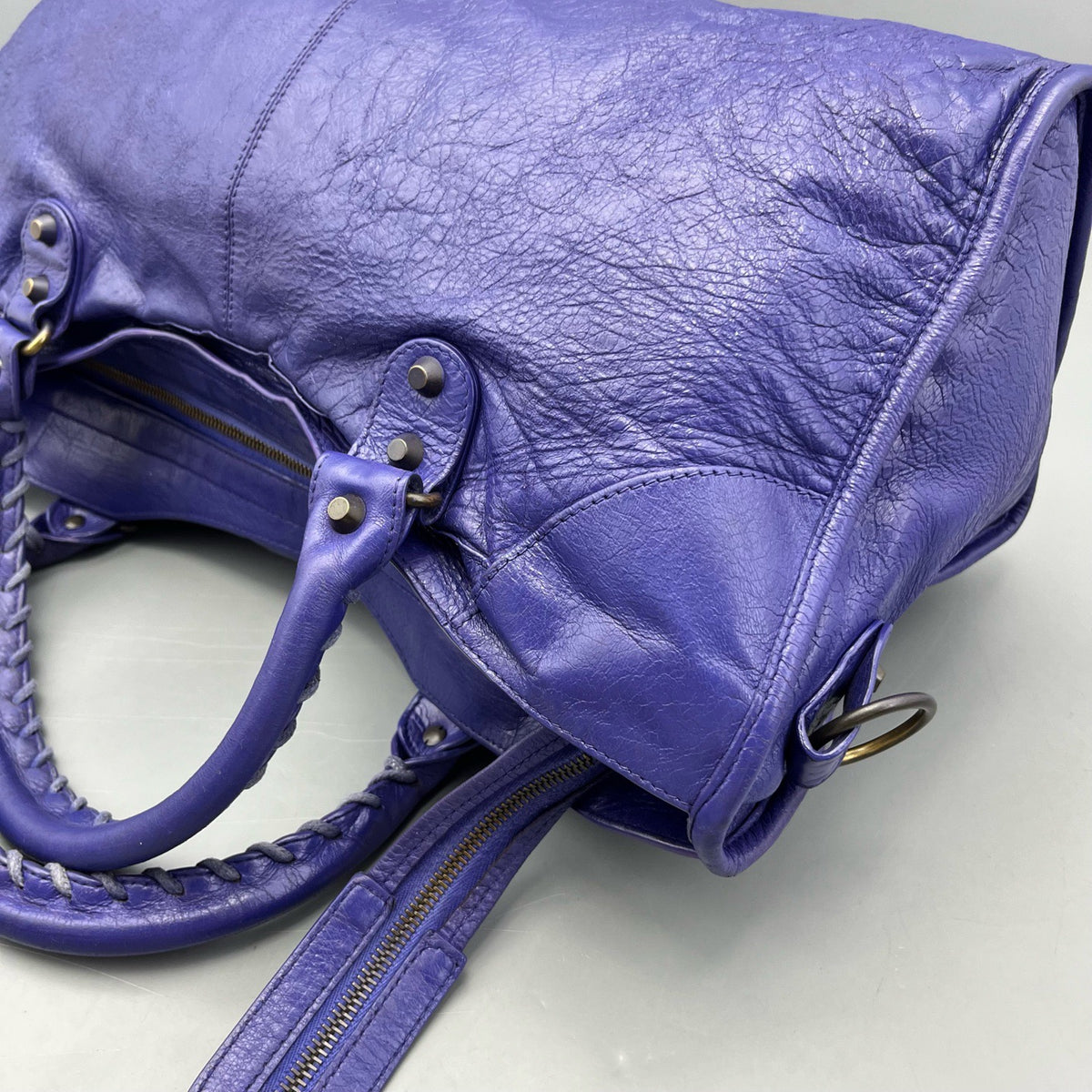 Balenciaga - City Bag - Leather - Purple - (Extra-large)