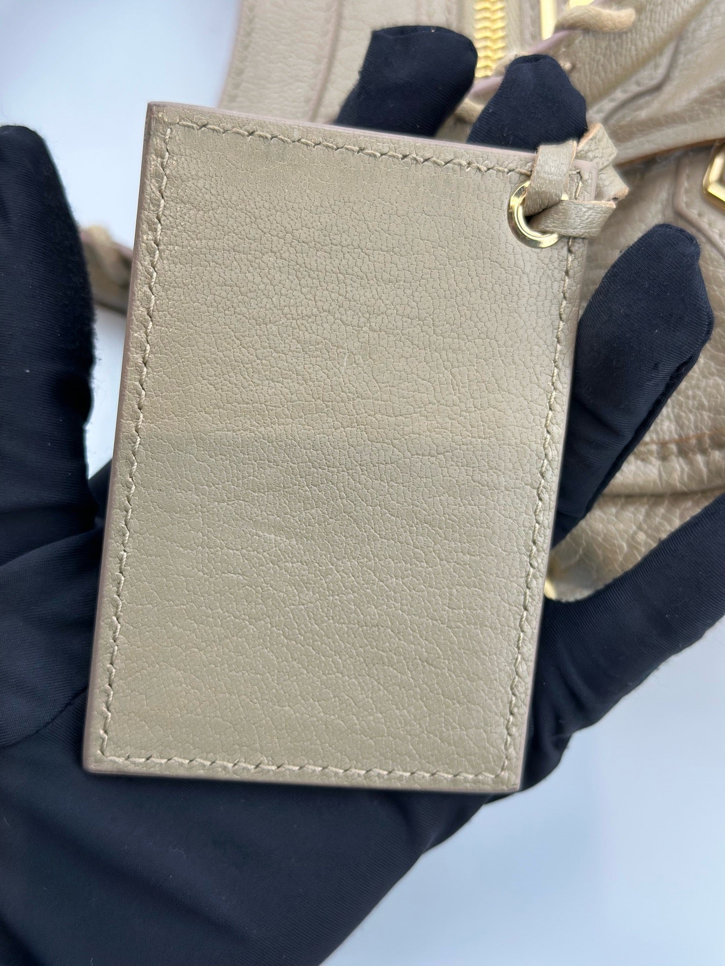 Balenciaga - City Bag Mini - Grained leather - Beige - (mini)