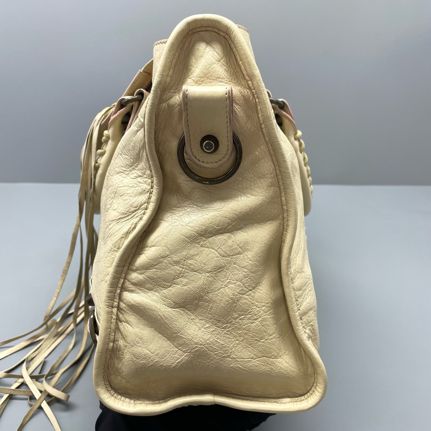 Balenciaga - City - Distressed lambskin leather - Beige - (Medium)