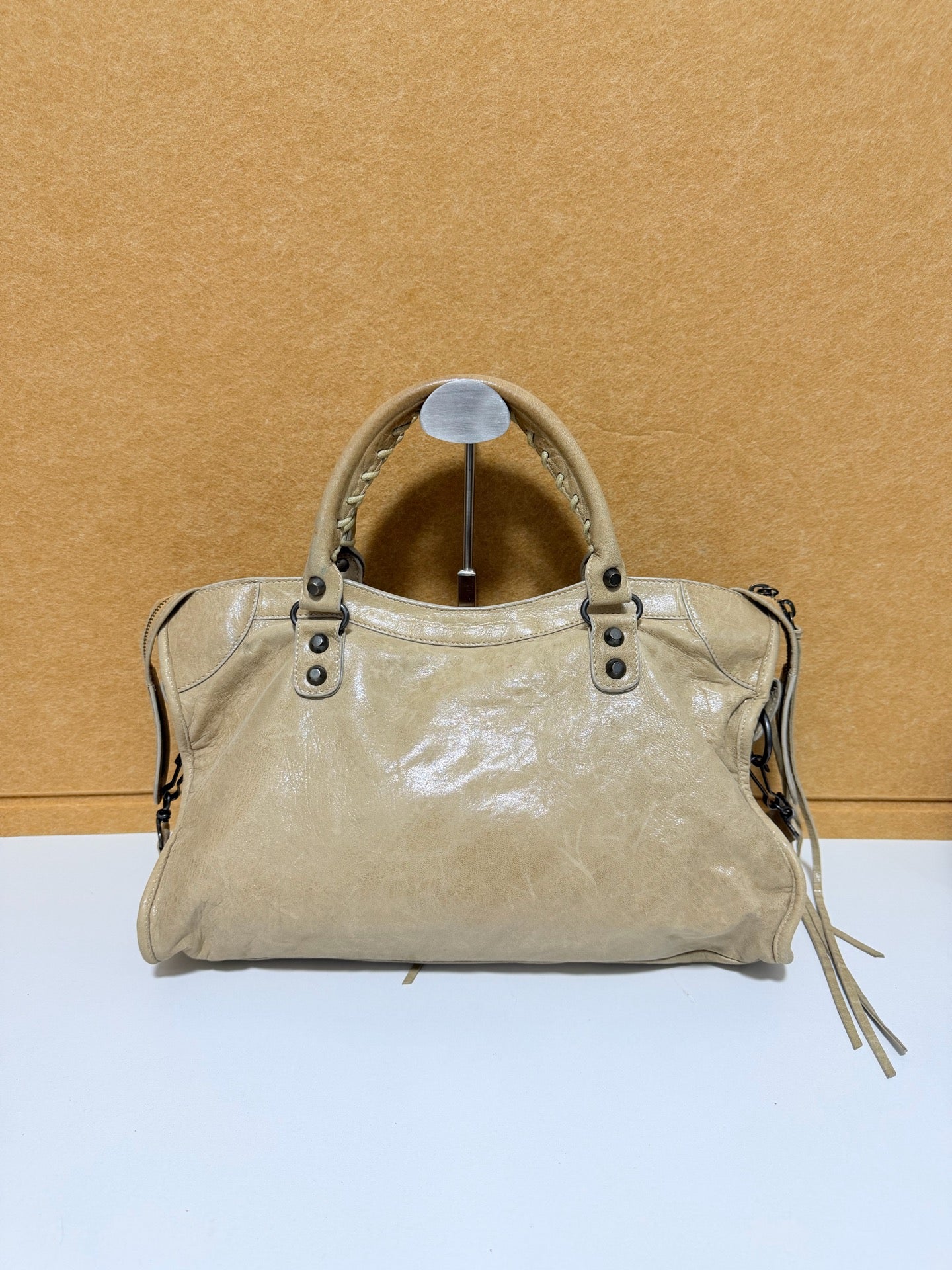 Balenciaga - City - Leather - Beige - (medium)
