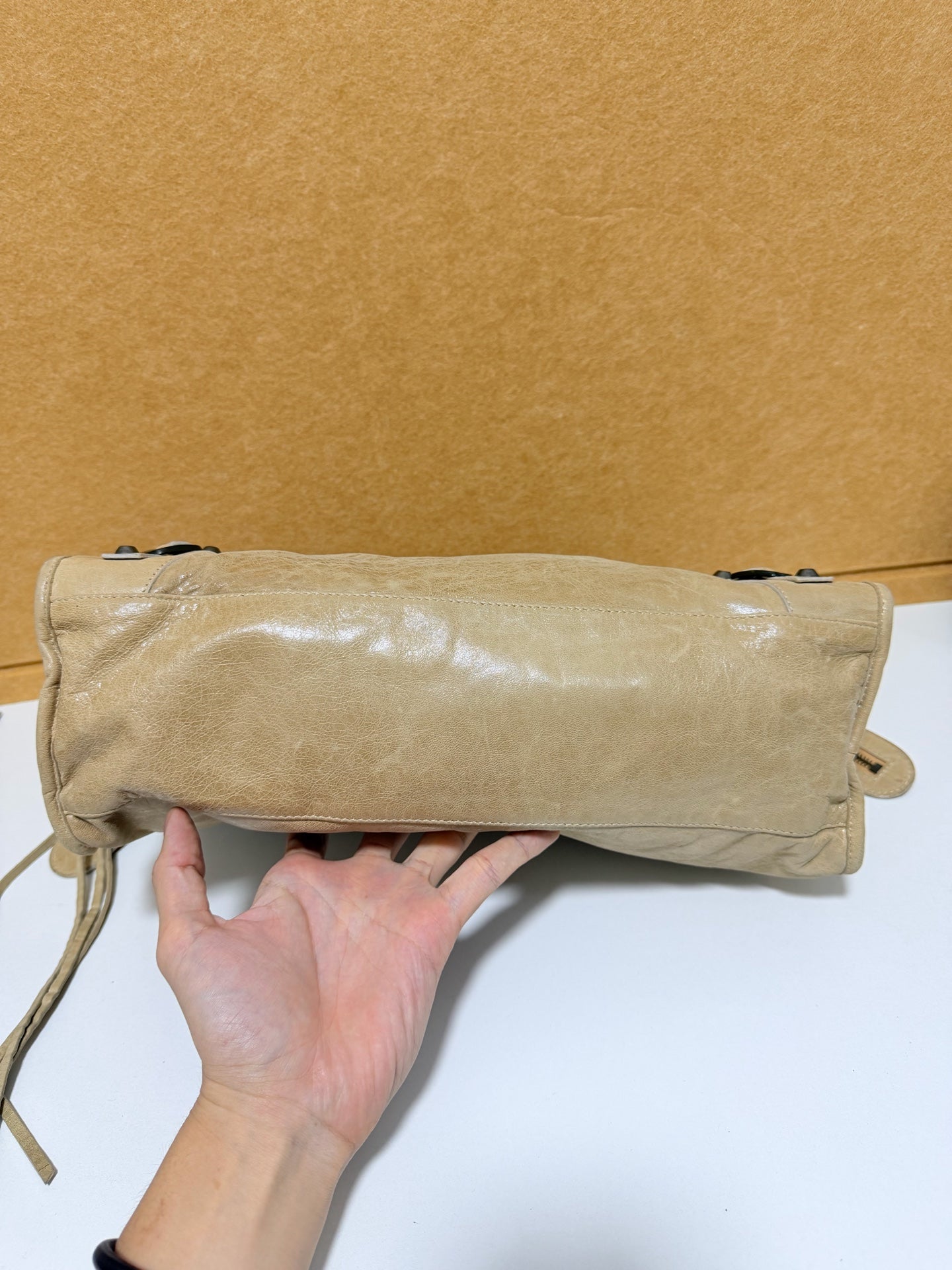 Balenciaga - City - Leather - Beige - (medium)